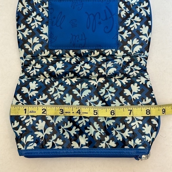 Vera Bradley frill blue make up bag NWOT - Picture 14 of 16